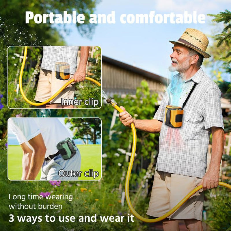 3-In-1 Cooling Fan + Power Bank + Flash Light