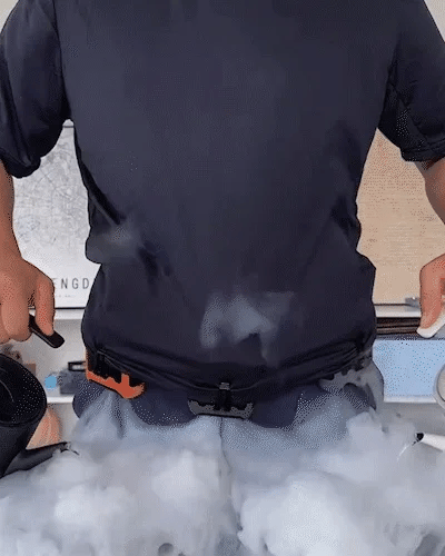3-In-1 Cooling Fan + Power Bank + Flash Light