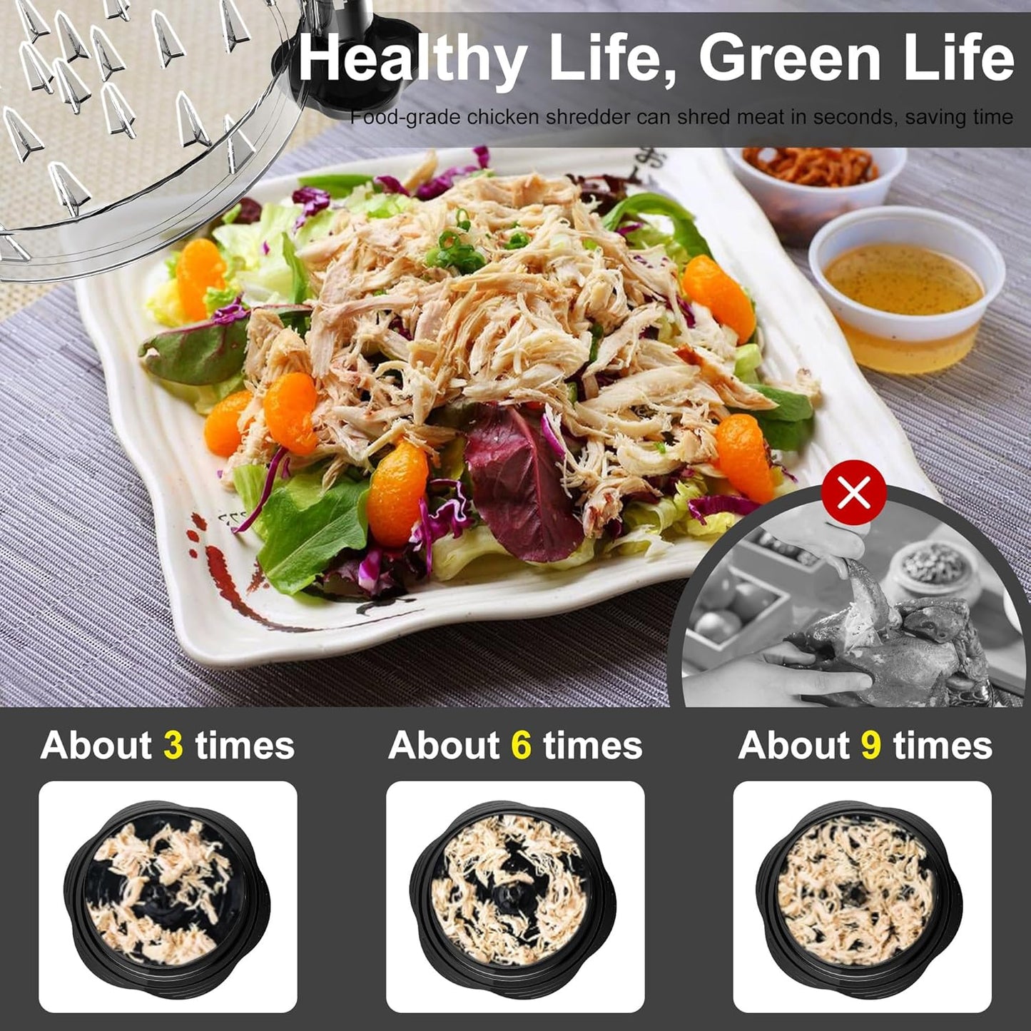 5-Second Chicken Shredder™ | Fast, BPA-Free & Dishwasher Safe