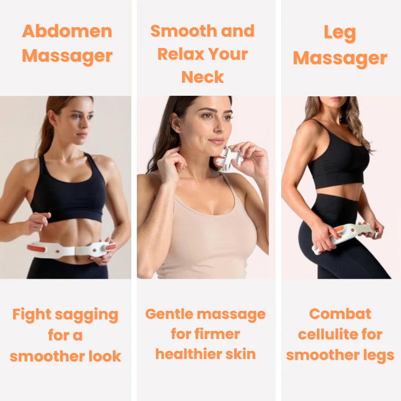 Deep Tissue Massager Roller for Cellulite & Lymphatic Drainage