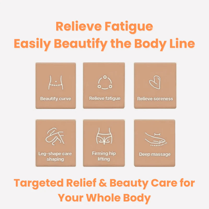 Deep Tissue Massager Roller for Cellulite & Lymphatic Drainage