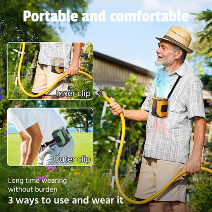3-In-1 Cooling Fan + Power Bank + Flash Light