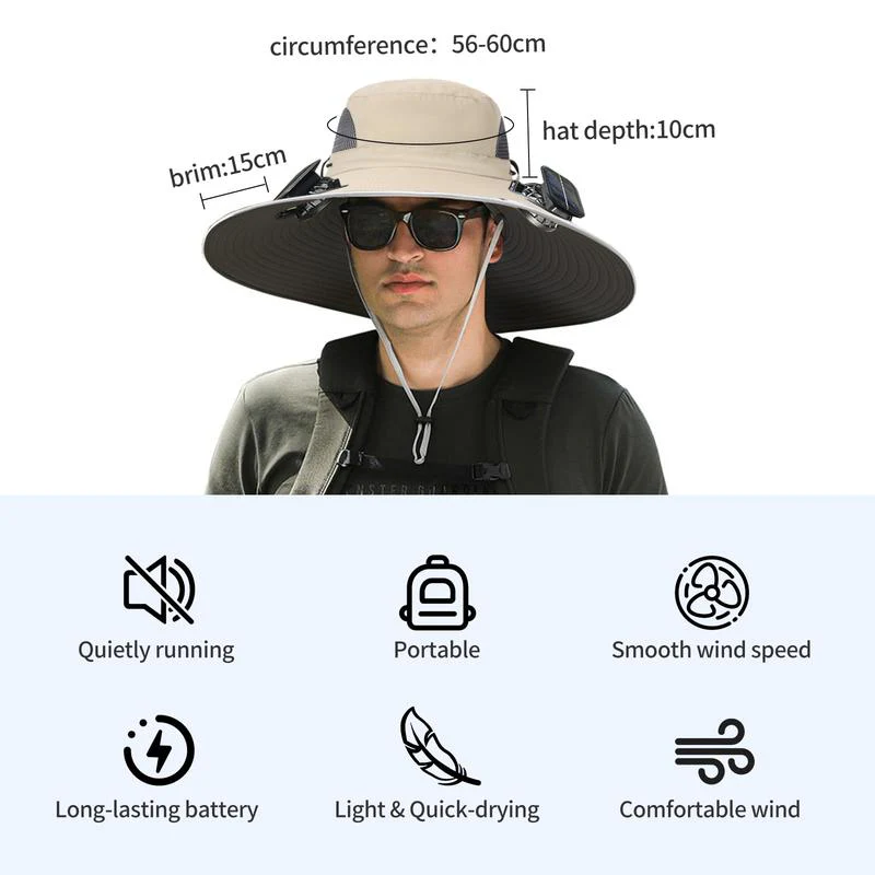 Solara Bay™ - Solar Powered Fan Hat
